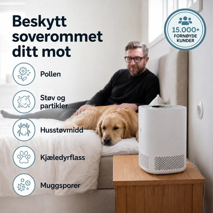 ArcticAir™ – Soverommets luftrenser for allergikere