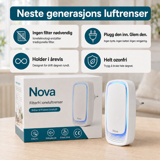 NovaClean™ Friskere morgener og et sunnere hjem